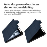 Accezz Rugged Trifold Bookcase Apple iPad Air 11 inch (2025) M3 / (2024) M2 / Air 5 (2022) / Air 4 (2020) - Donkerblauw