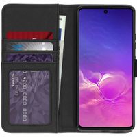 imoshion Luxe Bookcase Samsung Galaxy S10 Lite - Zwart