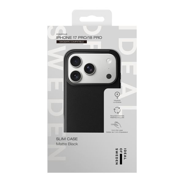 iDeal of Sweden Slim Case MagSafe Apple iPhone 18 Pro / 17 Pro - Matte Black