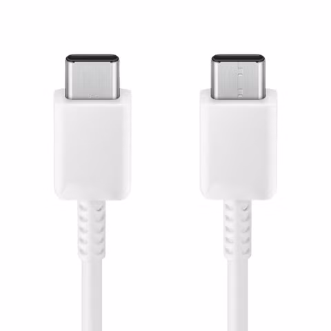 Samsung Originele USB-C naar USB-C kabel in Fabrieksverpakking - 5A - 1.8 meter - Wit