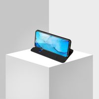 Dux Ducis Slim Softcase Bookcase Oppo Reno3 / A91- Zwart