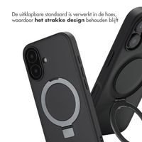 Accezz Ring Stand Backcover met MagSafe Apple iPhone 16 - Zwart