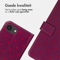 imoshion Design Bookcase Apple iPhone 17e / 16e - Crush Check Coral Dust