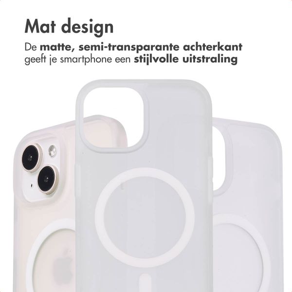 imoshion Color Guard Backcover met MagSafe Apple iPhone 15 - Wit