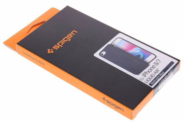 Spigen Liquid Air™ Backcover Apple iPhone SE (2022 / 2020) / 8 / 7 - Blauw