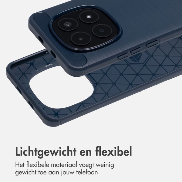 imoshion Brushed Backcover Xiaomi Redmi Note 15 Pro (5G) - Donkerblauw