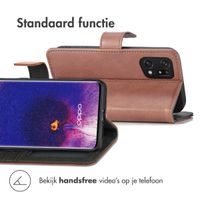 imoshion Luxe Bookcase Oppo Find X5 5G - Bruin