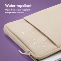 imoshion Laptop sleeve with storage pocket 13 inch - Sandstone