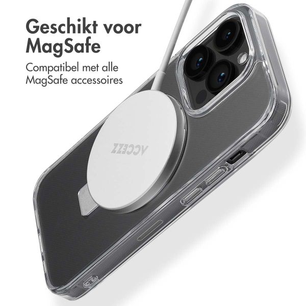 Accezz Ring Stand Backcover met MagSafe Apple iPhone 14 Pro - Transparant