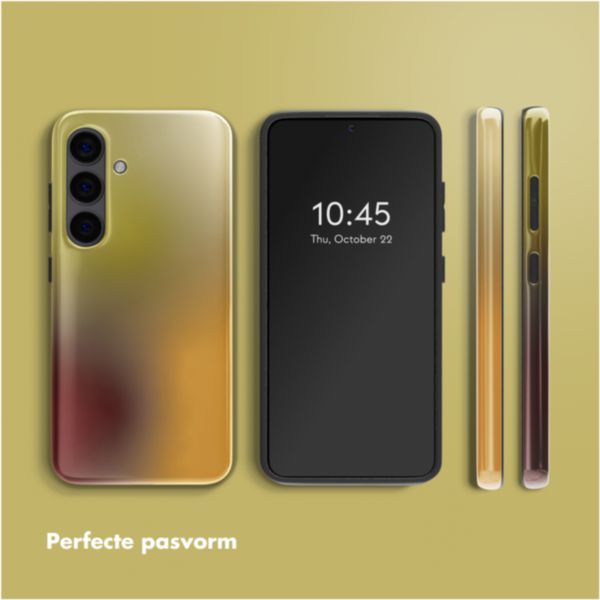 Selencia Vivid Backcover Samsung Galaxy S24 - Gradient Olive Dust