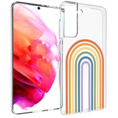 imoshion Design hoesje Samsung Galaxy S21 FE - Rainbow