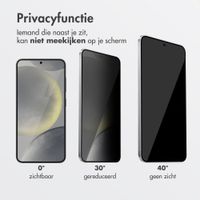 Accezz Gehard Glas Privacy Screenprotector + Applicator Samsung Galaxy S24 / S25