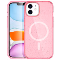 imoshion Sparkle Backcover met MagSafe Apple iPhone 12 (Pro) - Glitter Roze