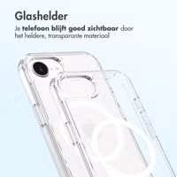 Accezz Xtreme Impact Backcover met MagSafe voor de Apple iPhone 16e - Transparant