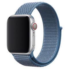 Apple Sport Loop Band Apple Watch Series 1 t/m 9 / SE (38/40/41 mm) | Series 10 (42 mm) - Cod Blue