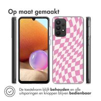 imoshion Design hoesje Samsung Galaxy A33 - Retro Pink Check