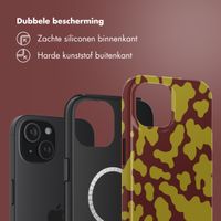 Selencia Vivid Backcover met MagSafe Apple iPhone 15 - Moo'd Olive Dust