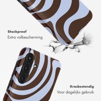 Selencia Vivid Backcover Samsung Galaxy S25 - Dream Swirl Chocolate