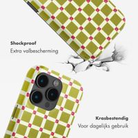Selencia Vivid Backcover met MagSafe Apple iPhone 15 Pro - Check This Olive