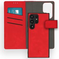 imoshion Uitneembare 2-in-1 Luxe Bookcase Samsung Galaxy S23 Ultra - Rood