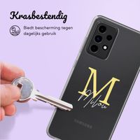 Gepersonaliseerd hoesje met hartje Samsung Galaxy A52(s) (5G/4G) - Letter