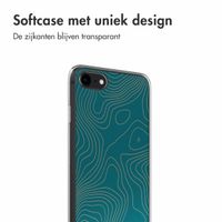 imoshion Design hoesje iPhone SE (2022 / 2020) / 8 / 7 - Topo Turquoise