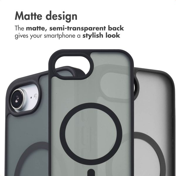 imoshion Colour Guard Back Cover with MagSafe Apple iPhone 17e / 16e - Black