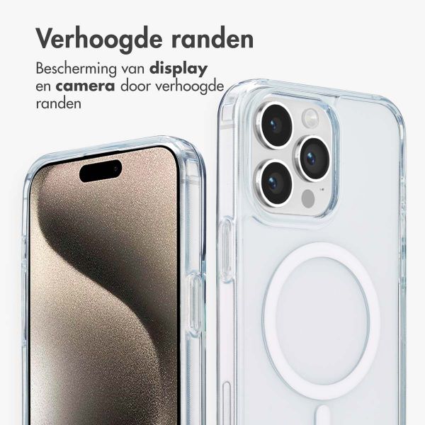 imoshion MagSafe Backcover met afneembaar koord Apple iPhone 15 Pro Max - Transparant