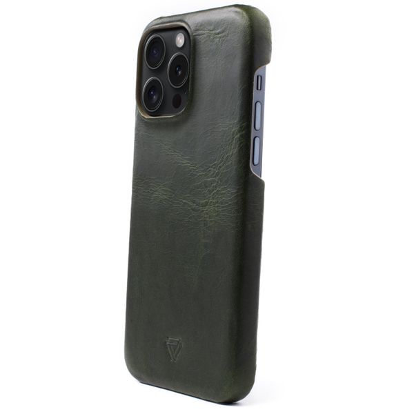 Wachikopa Full Wrap Backcover iPhone 15 Pro - Dark Green