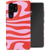 Selencia Vivid Backcover met MagSafe Samsung Galaxy S25 Ultra - Dream Swirl Pink