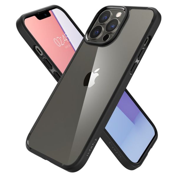 Spigen Ultra Hybrid Backcover Apple iPhone 13 Pro Max - Zwart