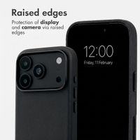 Accezz Leather Case with MagSafe Apple iPhone 18 Pro Max / 17 Pro Max - Onyx Black