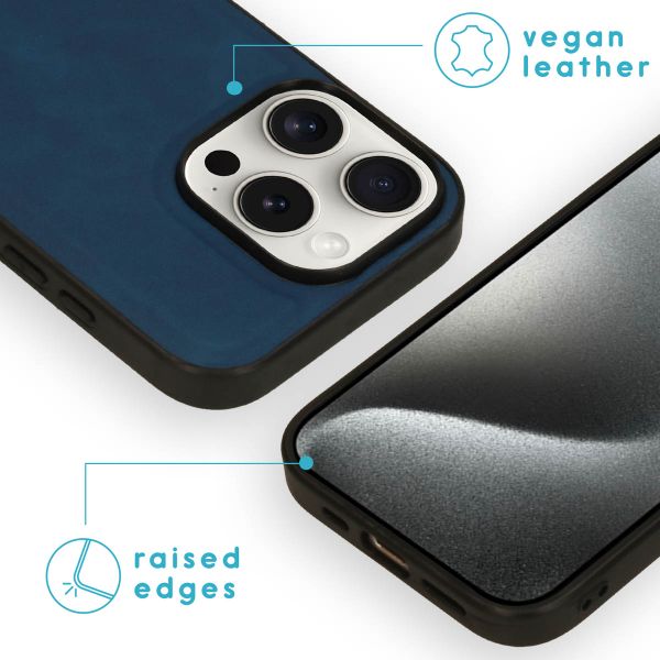 imoshion Uitneembare 2-in-1 Luxe Bookcase Apple iPhone 16 Pro - Blauw