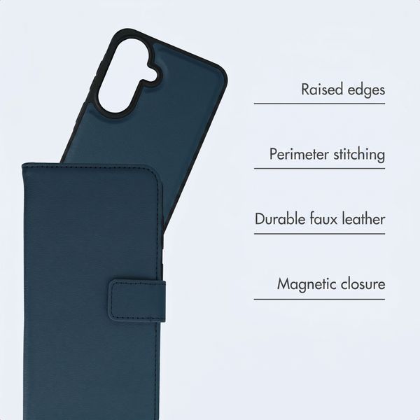 imoshion Detachable 2-in-1 Luxury Bookcase Samsung Galaxy A37 (5G) - Blue