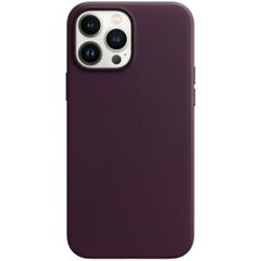 Apple Leather Backcover MagSafe Apple iPhone 13 Pro Max - Dark Cherry