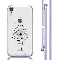 imoshion Design hoesje met koord iPhone Xr - Sandstone Dandelion