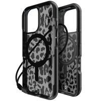 BodyGuardz Ace Pro MagSafe Backcover Apple iPhone 16 Pro - Black / Leopard