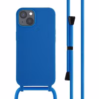 imoshion Siliconen hoesje met koord Apple iPhone 13 - Blauw