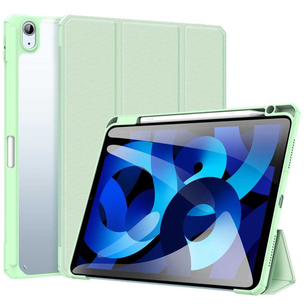 Dux Ducis Toby Bookcase iPad Air 11 inch (2024) M2 / Air 5 (2022) / Air 4 (2020) - Groen