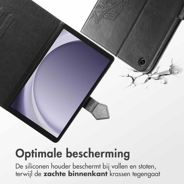 imoshion Mandala Bookcase Samsung Galaxy Tab A9 Plus - Zwart