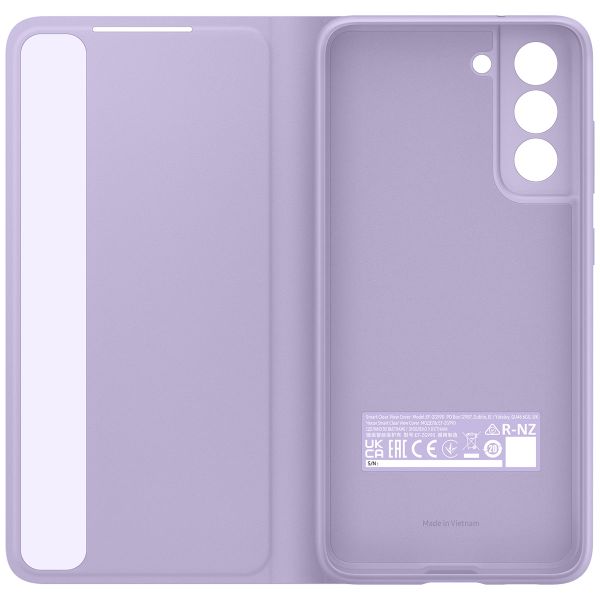 Samsung Originele Clear View Standing Bookcase Galaxy S21 FE - Lavender