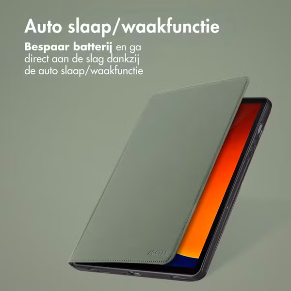 Accezz Classic Tablet Case Samsung Galaxy Tab S10 Ultra / Tab S9 Ultra - Groen