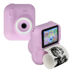 imoshion Kids Camera met Fotoprinter - Kindercamera - Foto's/Video's/Spelletjes - Lila
