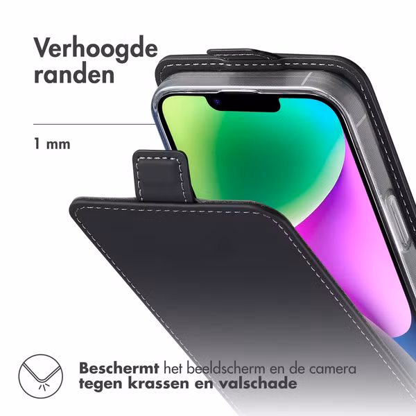 Accezz Flipcase Apple iPhone 14 - Zwart