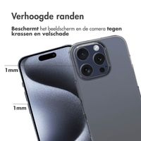 Accezz Clear Backcover Apple iPhone 16 Pro - Transparant