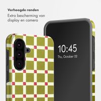 Selencia Vivid Backcover Samsung Galaxy A37 (5G) - Check This Olive