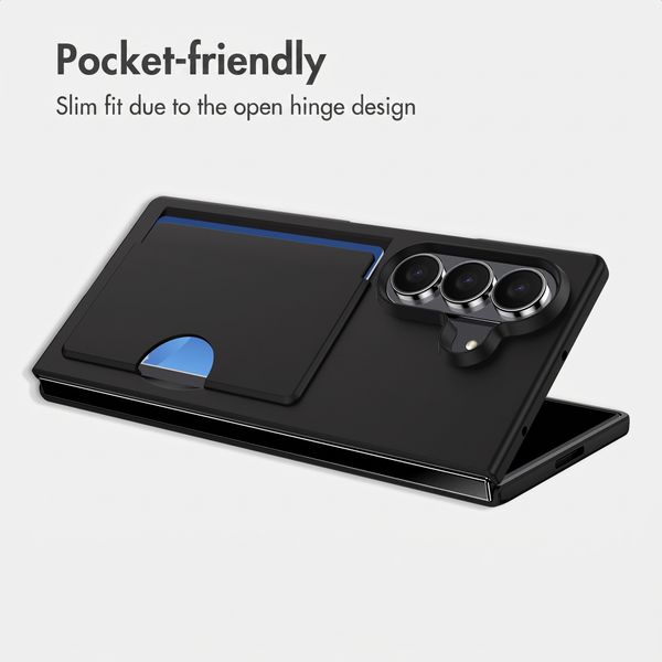 imoshion Back Cover with Card Holder Samsung Galaxy Z Fold 8 Ultra - Black