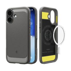 Spigen Rugged Armor Backcover MagSafe Apple iPhone 17 - Grey