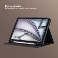 Selencia Riva Bookcase Apple iPad Air 11 inch (2025) M3 / (2024) M2 / Air 5 (2022) / Air 4 (2020) - Zwart