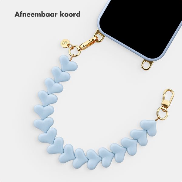 Selencia Lova Hartjes Polskoord - Powder Blue